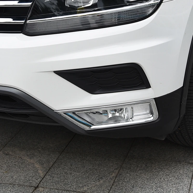 For-Tiguan-L-Tiguan-MK2-2016-2017-2018-ABS-Plastic-Car-head-front-fog-light-lamp