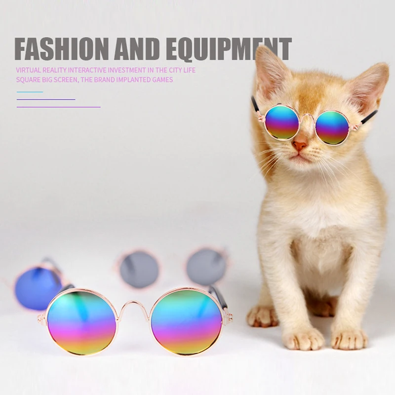 Pet очки «кошачий глаз» собачьи очки товары для домашних животных для маленькой собачки стильные солнцезащитные очки "кошачий глаз"-носите очки для собак фото реквизит аксессуары для животных принадлежности