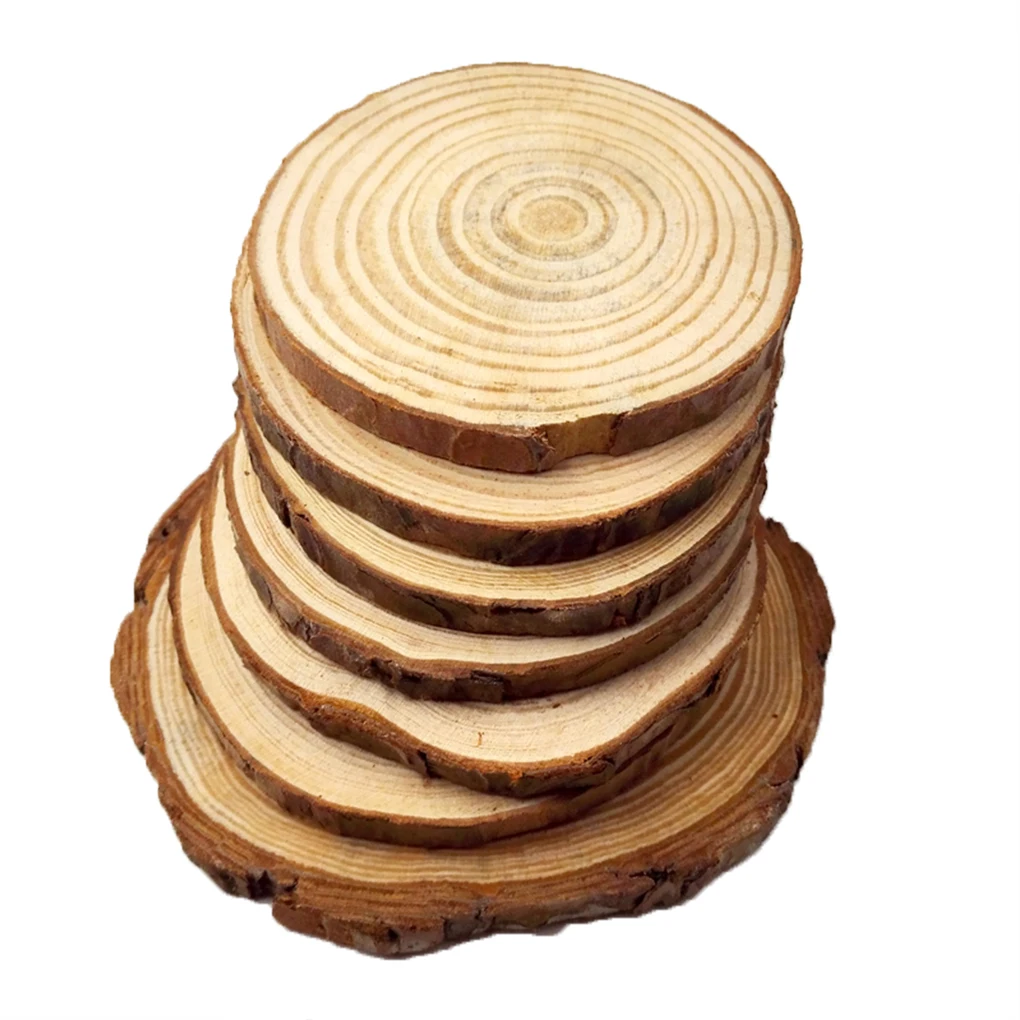 

Safe Vintage Pine Wooden Tree Stump Bark Pastoral Online Store Photogragh Shoot Picture Props Chip Cylinder Decoration Practical