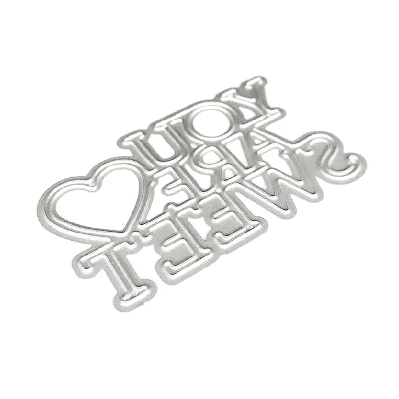 

You Are Sweet Metal Cutting Dies Embossing Stencil DIY Card Making Scrapbooking Album Stamp Paper Card Embossing Craft Decor
