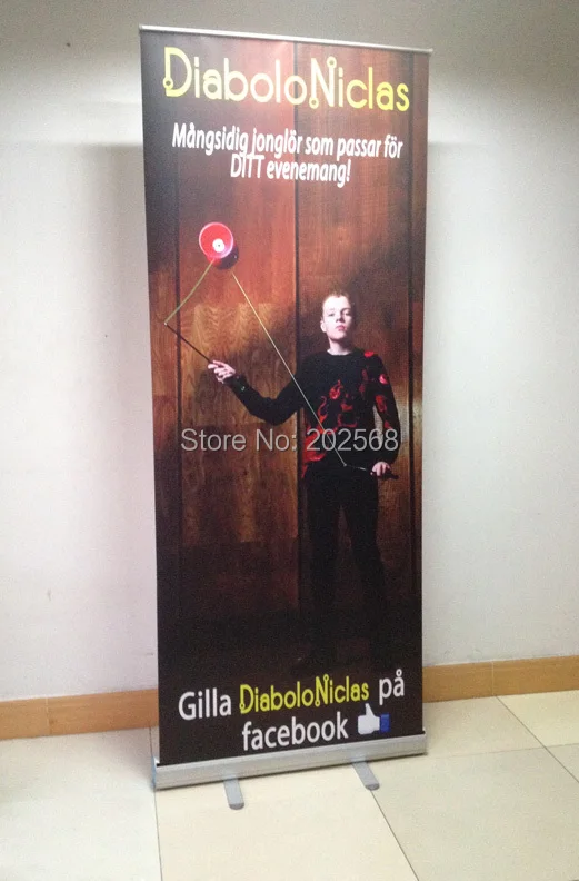 

Freeshipping 10x 32''x79'' Roll Up Banner Stand W/Graphic Printing