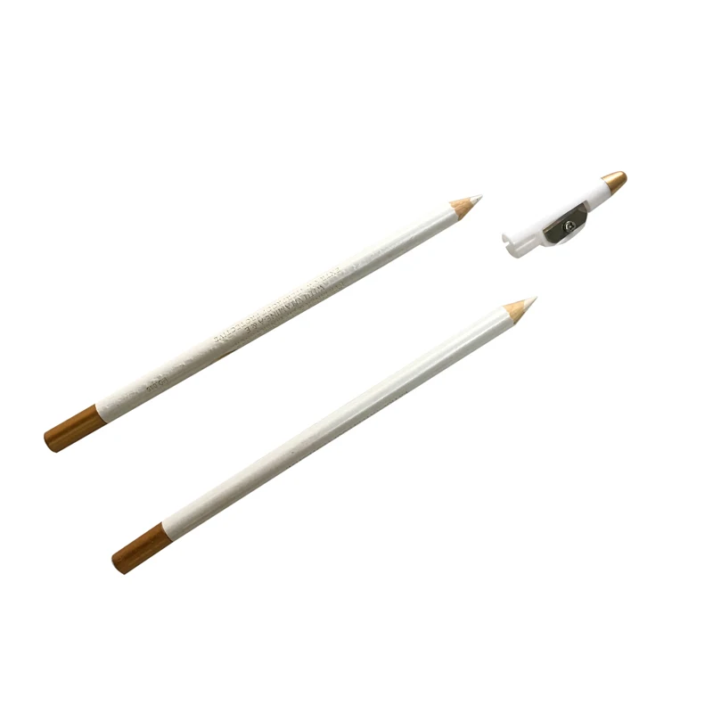 Белый цвет 12 шт./лот карандаш для бровей хорошее качество Перманентный макияж инструменты натуральный стойкий карандаш для бровей для женщин