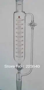 

F671410G Funnel, Pressure equalizing, Two Glass stopcocks, Capacity:10ml, Joints:14/20, Stopcock bore:2mm