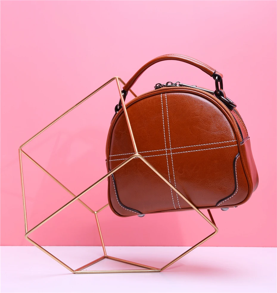 Для женщин из натуральной кожи сумки Для женщин Кроссбоди мешок Мода Сумка Простой дизайн женский сумка