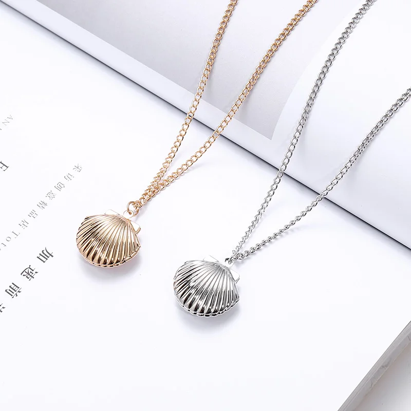L/_shop Boho Articifical Shell Handmade mehrschichtige Anh/änger Halskette Modeschmuck f/ür Frauen
