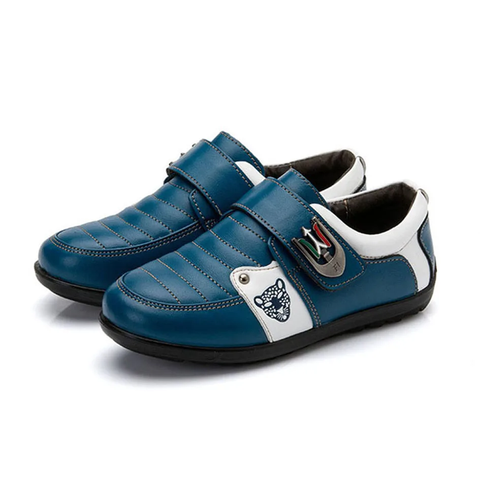 Kitiin Genuine Leather Kids Boys Casual Shoes 2017 Luxury Slip On