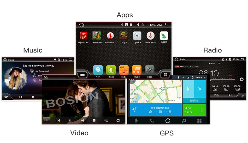 Top 1din 7" Universal car multimedia player Android 7.1 Quad Core Car radio GPS Navigation radio stereo Wifi BT autoRadio 4G SWC RDS 5