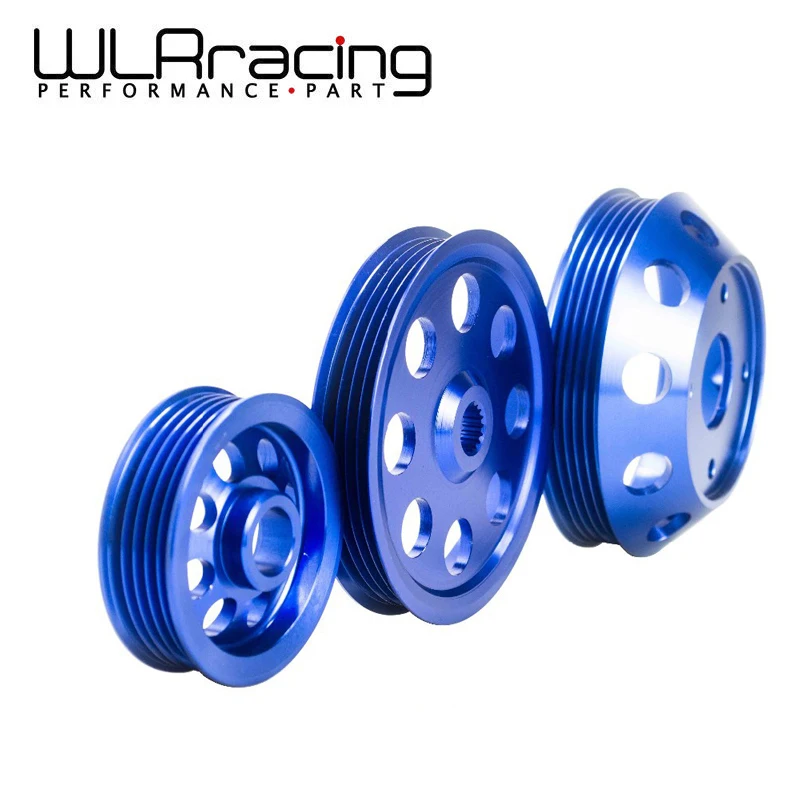 

WLR RACING - LIGHTWEIGHT CRANK PULLEY For Nissan SILVIA S14 S15 SR20 PULLEY BLUE WLR6872B