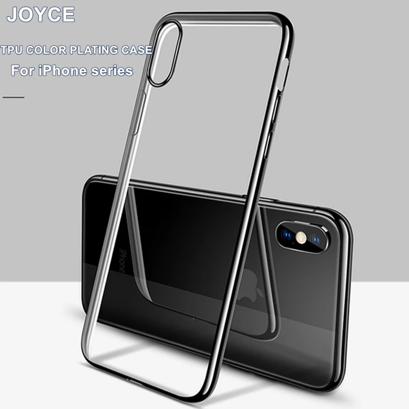JOYCE противоударный чехол для iPhone X 6 7 8 Plus телефона XS Max XR Чехлы прозрачный мягкий