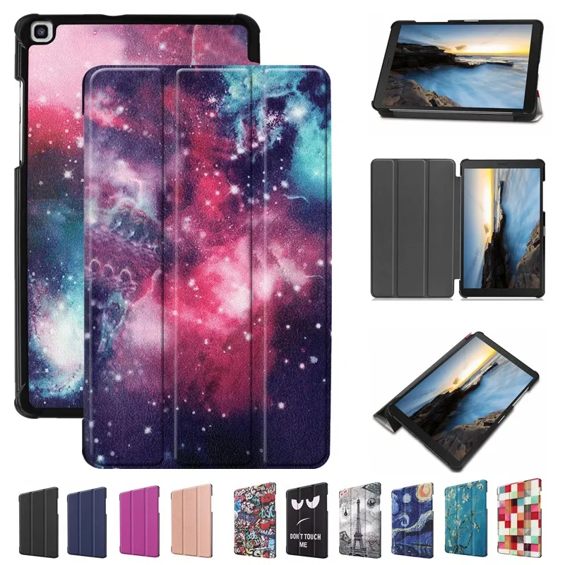 

3-Folded Case For Samsung Galaxy Tab A 8.0" inch 2019 Magnetic Cover For Samsung SM-T290 SM-T295 Fundas Capa