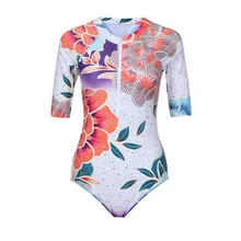 Женские футболки для серфинга и пляжа пляжные купальники, Дамский пляжный водный спортивный сексуальный нейлоновые боди с короткими рукавами, майка#3J10# F