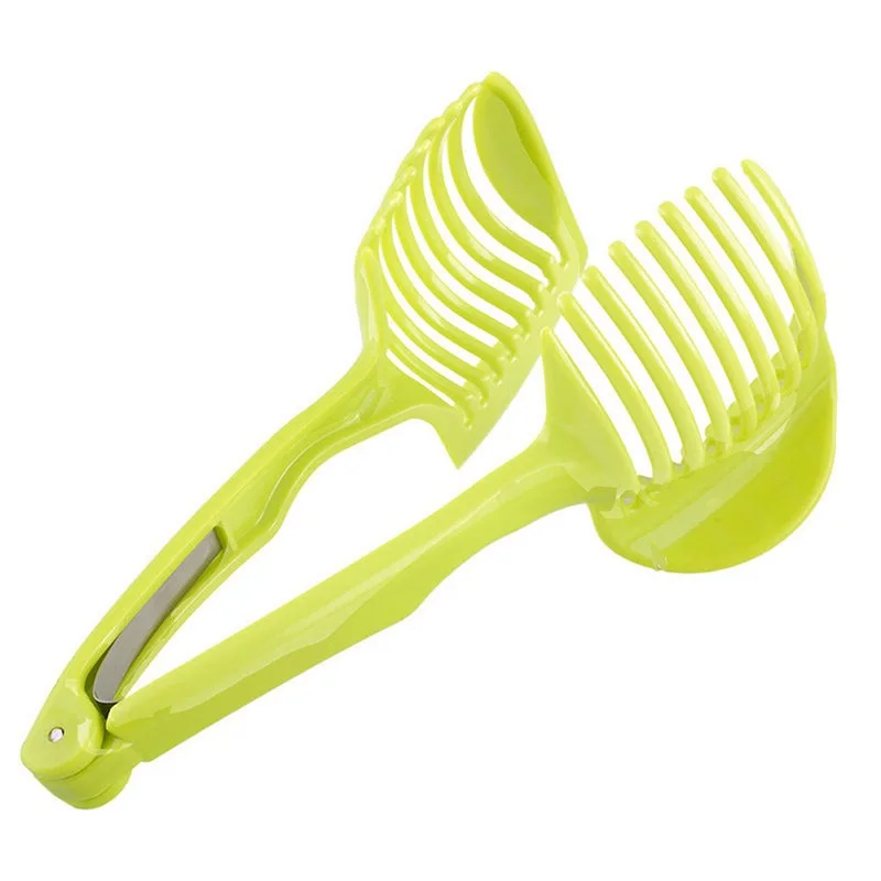

Kitchen Fruit Vegetable Slicer Multi-function Tomato Lemon Orange Cutter Slicer Home Kitchen Gadgets Knife Cake Holder Cutter