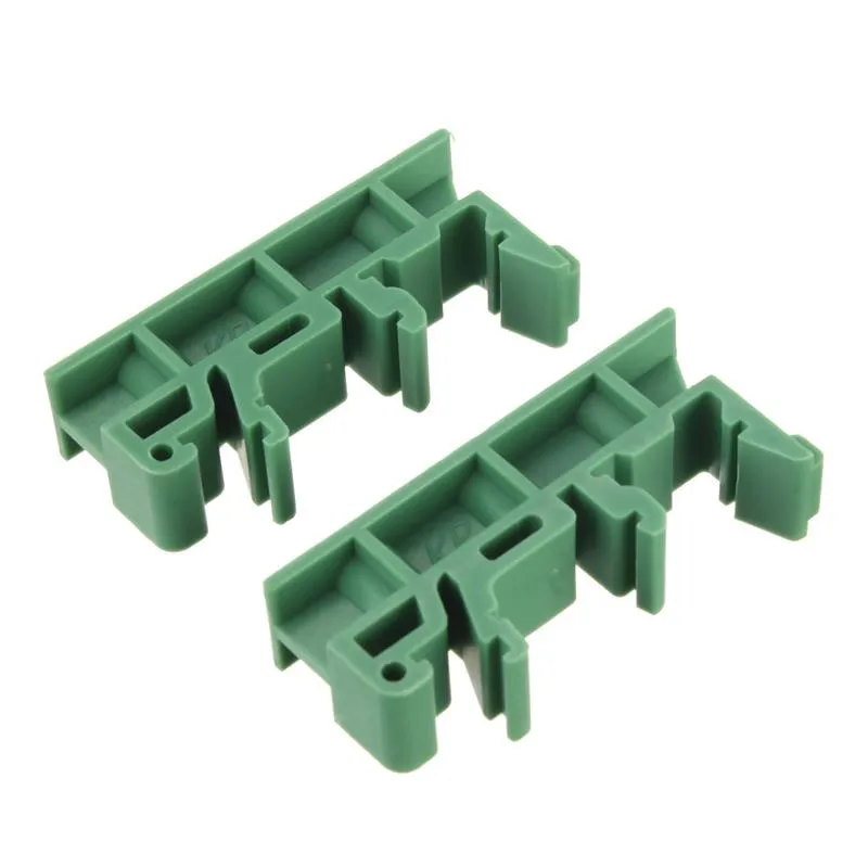 PCB carrier PCB кронштейн PCB rail mount 1 пара 35 мм DIN Rail монтажные опорные адаптеры пластиковые ножки для LxW