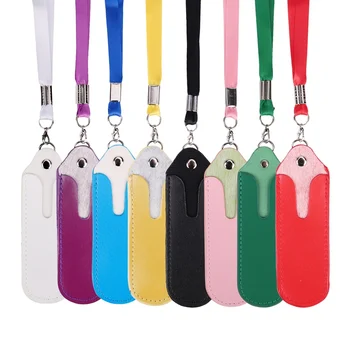 

Leather Electronic Cigarette Bag Necklace String Neck Lanyard E-cigarette Bag Lanyard Ring Case For Electronic Cigarette Pen