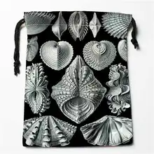 Пользовательские печати Haeckel AcephalaDrawstring хозяйственные сумки дорожный мешочек для хранения плавать Пешие прогулки игрушка сумка унисекс мульти Size18-12-05-100
