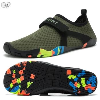 

Couples Summer Beach Upstream Wading Shoes 2019 Men Women Swimming Slippers Quick-Dry Outdoor Aqua Shoes Skin Sock Water Sandals