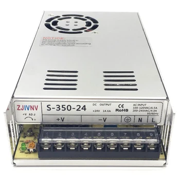 

S-350-24 Switching Power Supply 350W 24V14.6A AC/DC Transformer Driver Indoor for CNC Machine DIY, LED , Etc.. 24 volt power