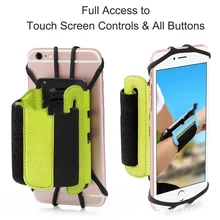 4-5,5 дюймов Сумка для бега с сенсорным экраном телефонный браслет 180 градусов вращающийся ремень для бега на велосипеде спортивный чехол для телефона