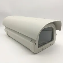 Корпус наружного видеонаблюдения камеры видеонаблюдения дома Водонепроницаемая камера Hoesje корпус алюминиевый Серый Белый 304*185*140 мм