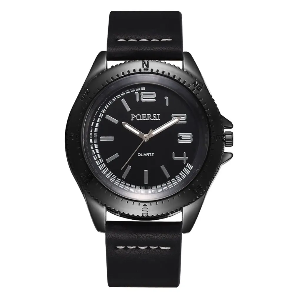 Модные элегантные мужские часы, простые кварцевые аналоговые часы, наручные часы для отдыха, повседневные деловые часы, наручные часы XR3047