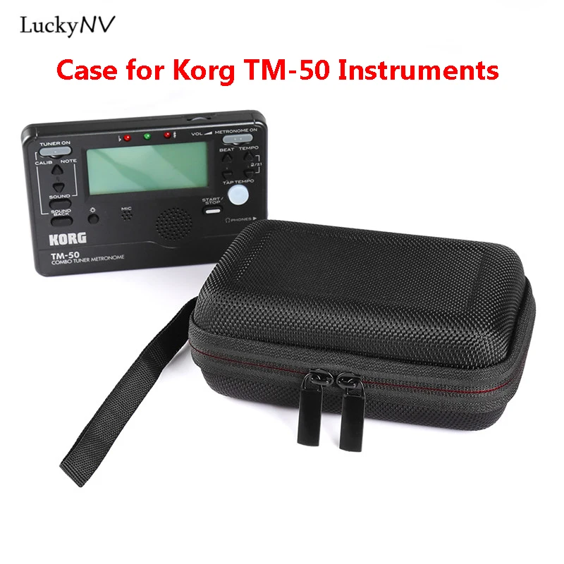 

Fashion Protective Pounch Bag Convenience Carrying Travel Storage Organizer Case Bag For Korg TM-50 Instruments Tuner Black
