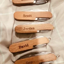 Персонализация карманный многофункциональный нож на заказ Гравировка Имя Дата День отца Свадьба юбилей вечерние Женихи подарок для гостя мужчины