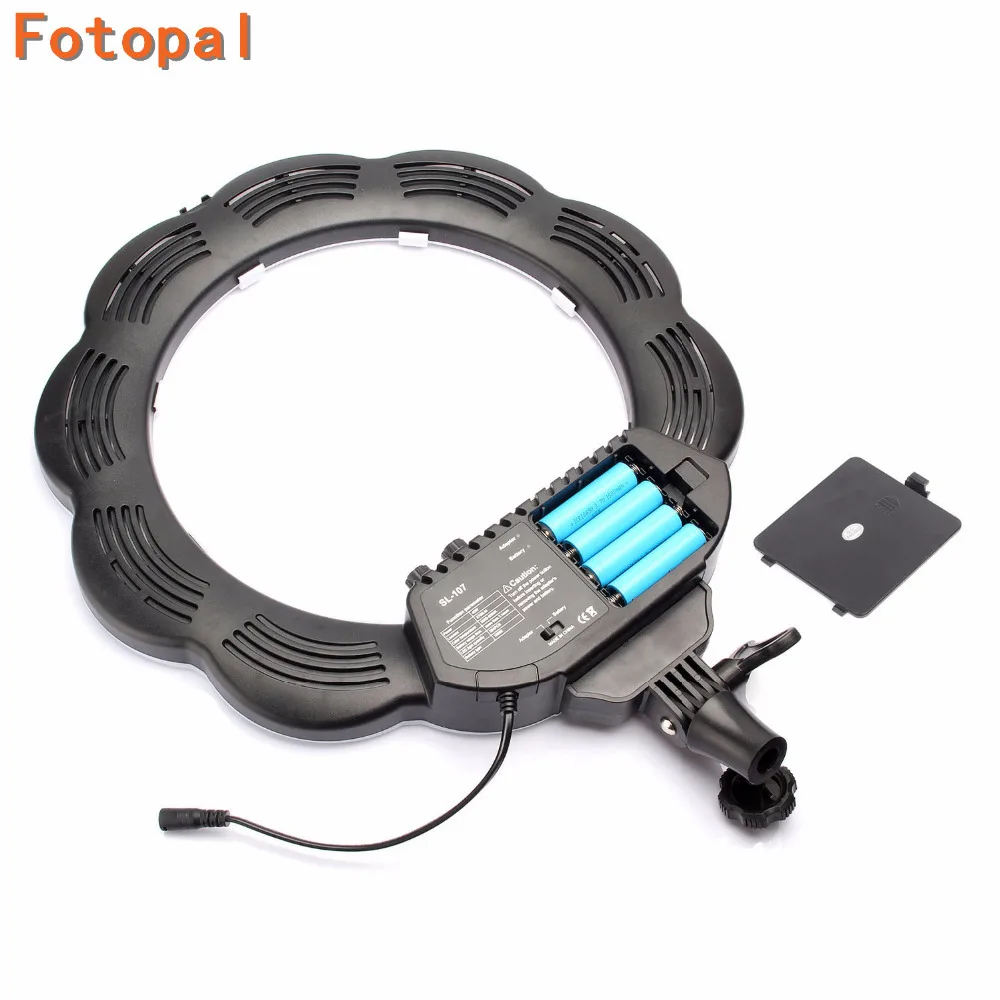 productimage-picture-eachshot-es384-bi-color-ring-led-video-light-fill-light-with-makeup-mirror-384pcs-smd-leds-2700-lumens-3000k-6000k-color-temperature-ra95-98598