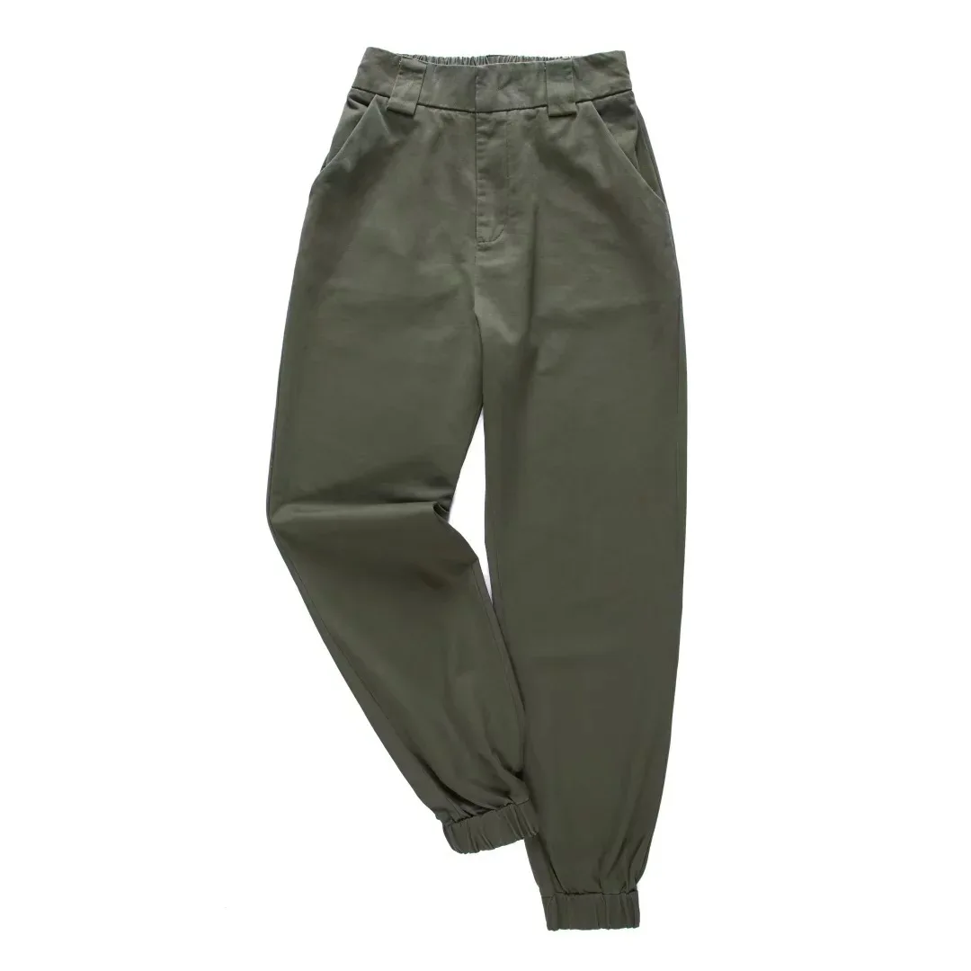 2019 Fashion Women Army Green Pants High Waist Trousers Joggers Women Cardo Pants Women Ankle Length Pants Female Trousers 2019 Fashion Women Army Green Pants High Waist Trousers Joggers Women Cardo Pants Women Ankle Length Pants Female Trousers