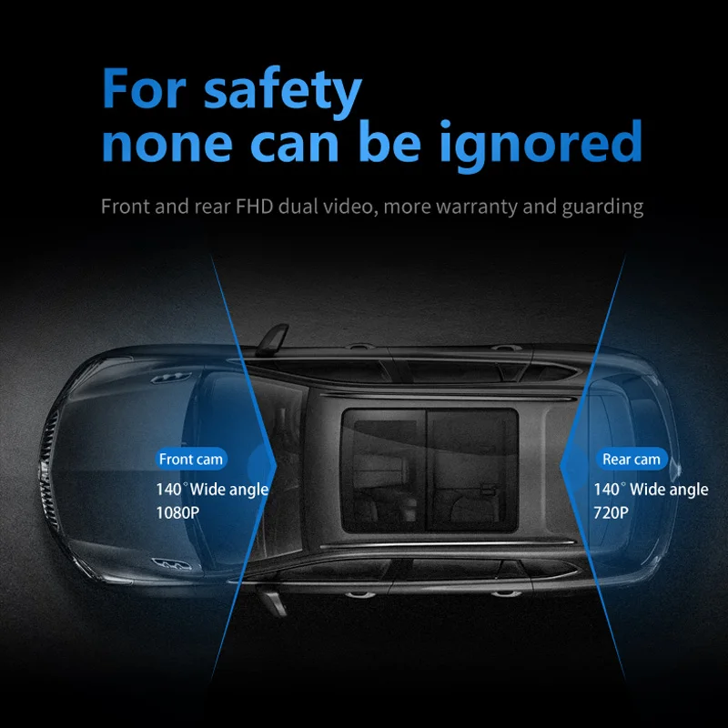 JADO D230 corriente espejo retrovisor Dvr dash Cámara avtoregistrator 10 pantalla táctil IPS Full HD 1080 P coche Dvr dash cámara de visión nocturna - 5