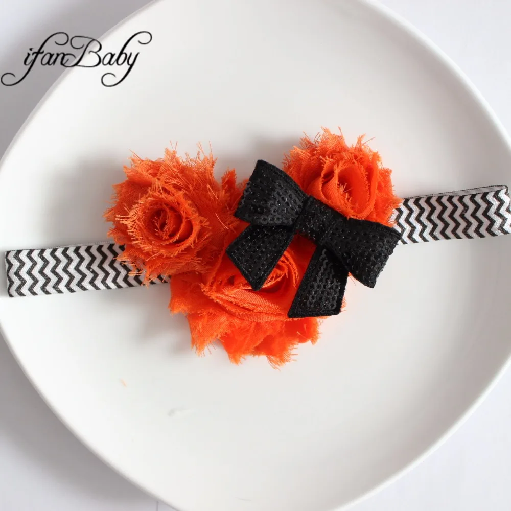 shabby flower headband 10