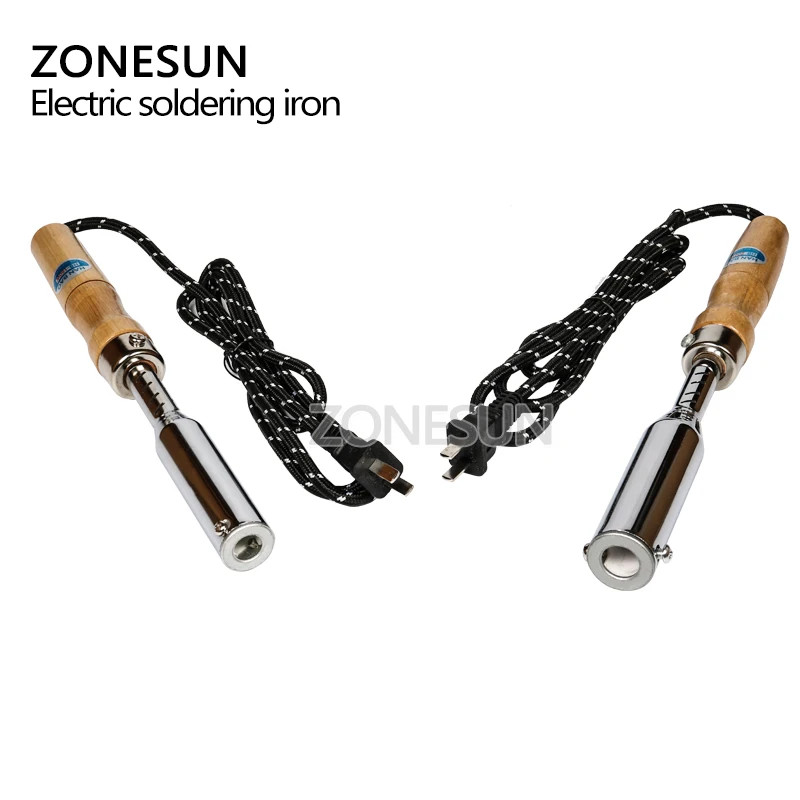 Электрический паяльник ZONESUN 150 Вт горячее тиснение штамповка кожи печать