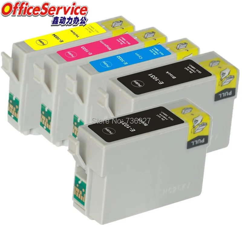 T1031 T1032 T1033 T1034 совместимый чернильный картридж для принтера Epson, для Стилус T40W TX550W TX600FW TX510FN TX515FN T1100 T1110 принтер