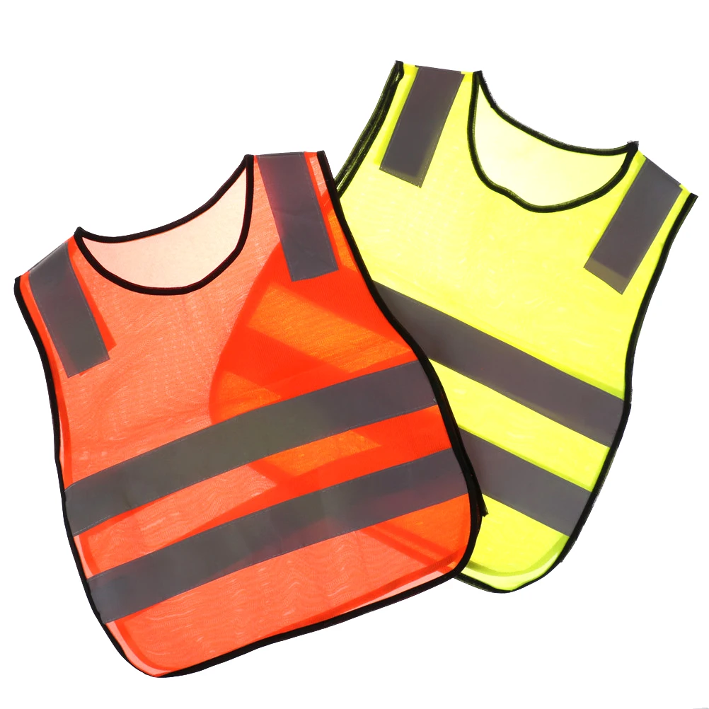 

Details about Children Safety Waistcoat Vest Grey Reflective Strips Hi Vis Traffic Clothes Drop Shipping 1Pcs