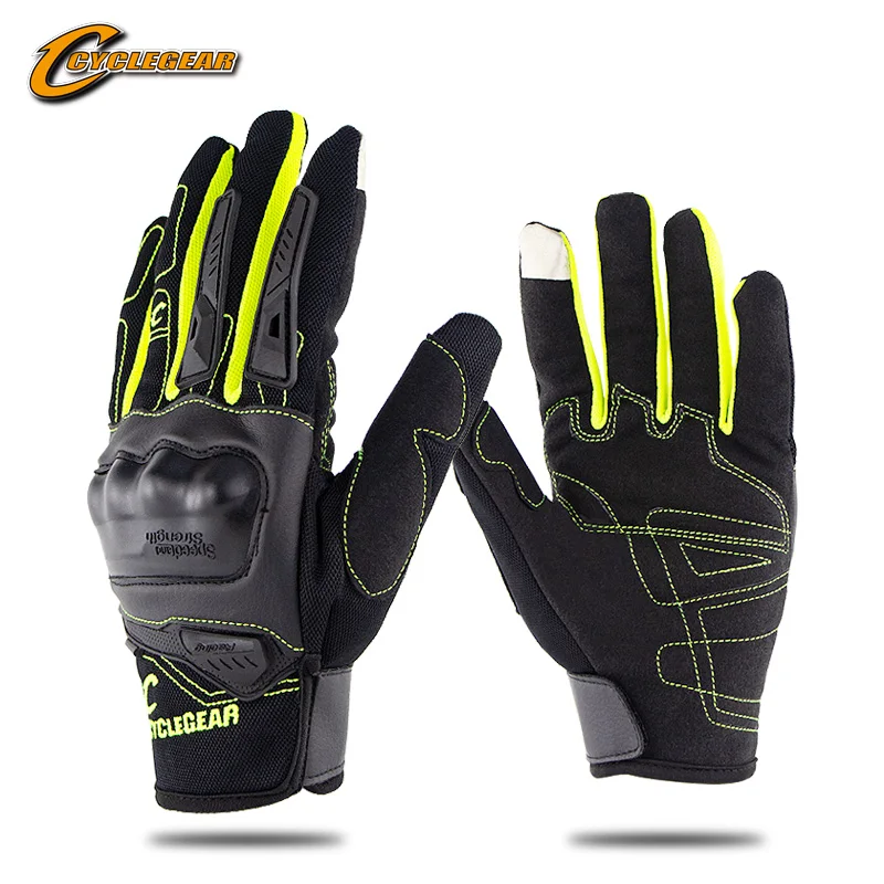 Cyclegear motorcycle racing gloves full finger motor bike riding guantes guanti  motocross CG668 - AliExpress