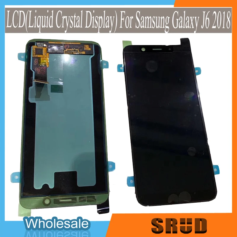 

Black 100% Original 5.6'' Super AMOLED LCD screen Display For Samsung Galaxy J4 J4 Plus J6 J6 Plus J8 2018 Version