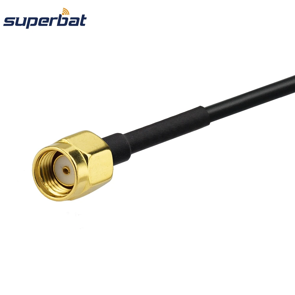 RP SMA to N Type Male Coax RF Pigtail Extension Cable for Wifi Antenna