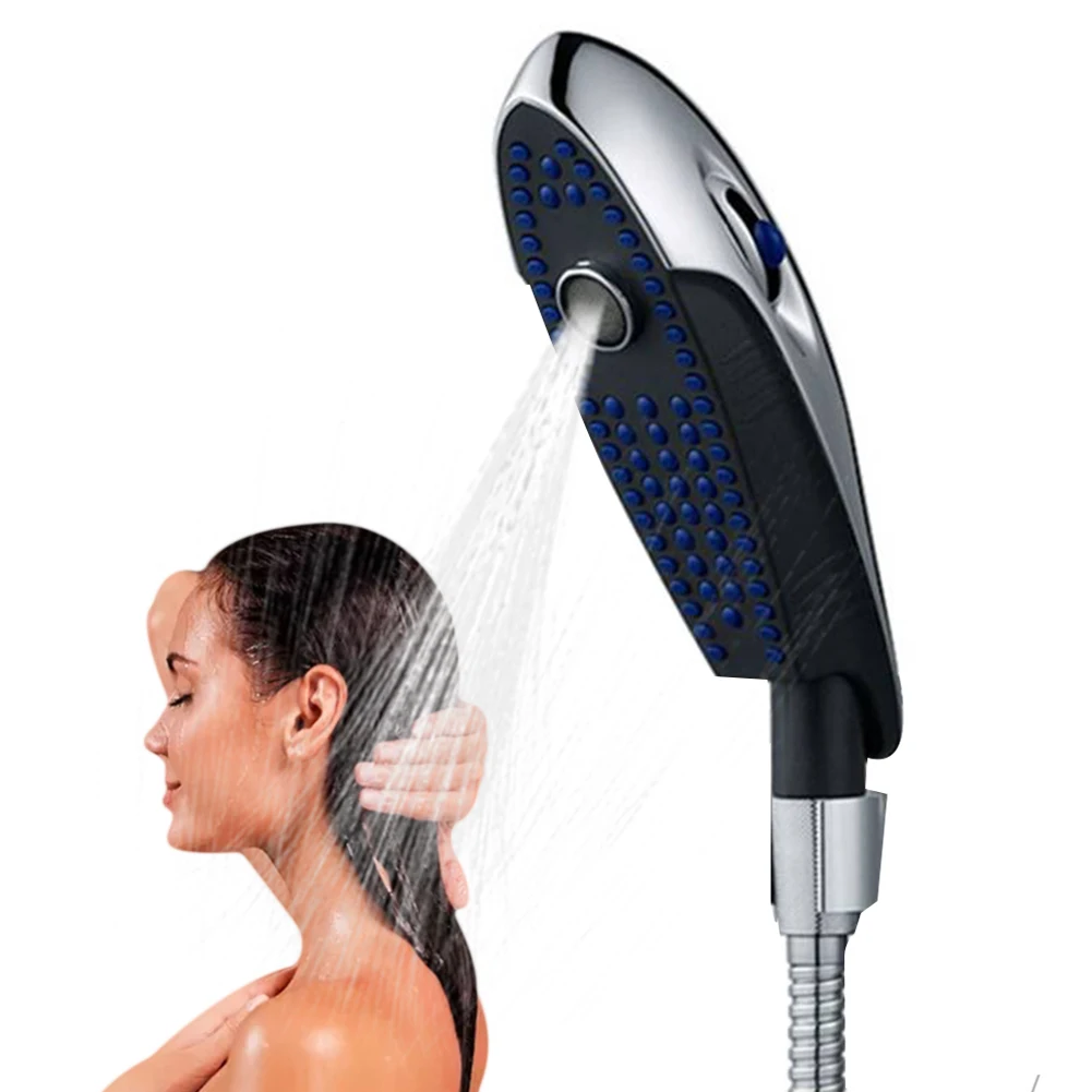

Modern Multifunction Bionic Dolphin Design Rain Shower Hand Hold Bathroom Shower Heads shower faucet set panel artistic