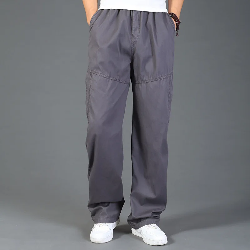 new arrival fashion large sutumn long Trousers Men Casual Elastic Waist ...