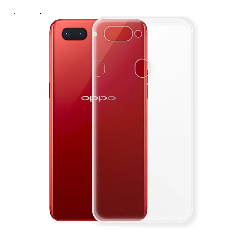 Для OPPO F9/A7X чехол тонкий кристально прозрачный мягкий ТПУ гелевый Силиконовый