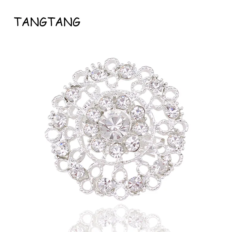 

Big Promotion Brooches For Women Men with Stone Silver Femme Brooch Female Costume Accessories Rhinestone For Clothes Jacket Pin