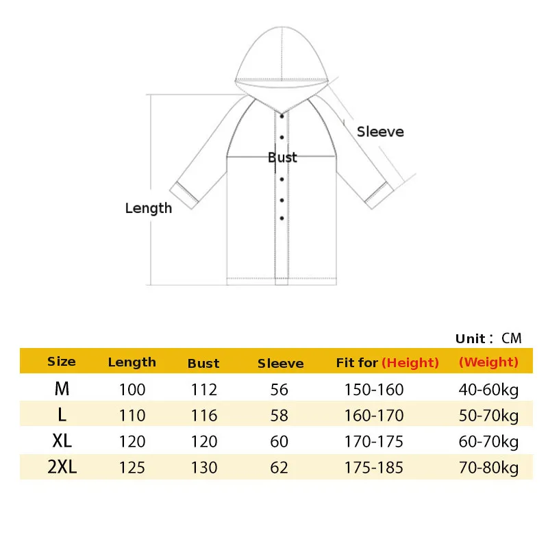 Модный женский плащ, пластиковый толстый дождевик унисекс, прозрачный Дождевой Плащ, водонепроницаемые длинные дождевики для женщин и мужчин, дождевик R5C130