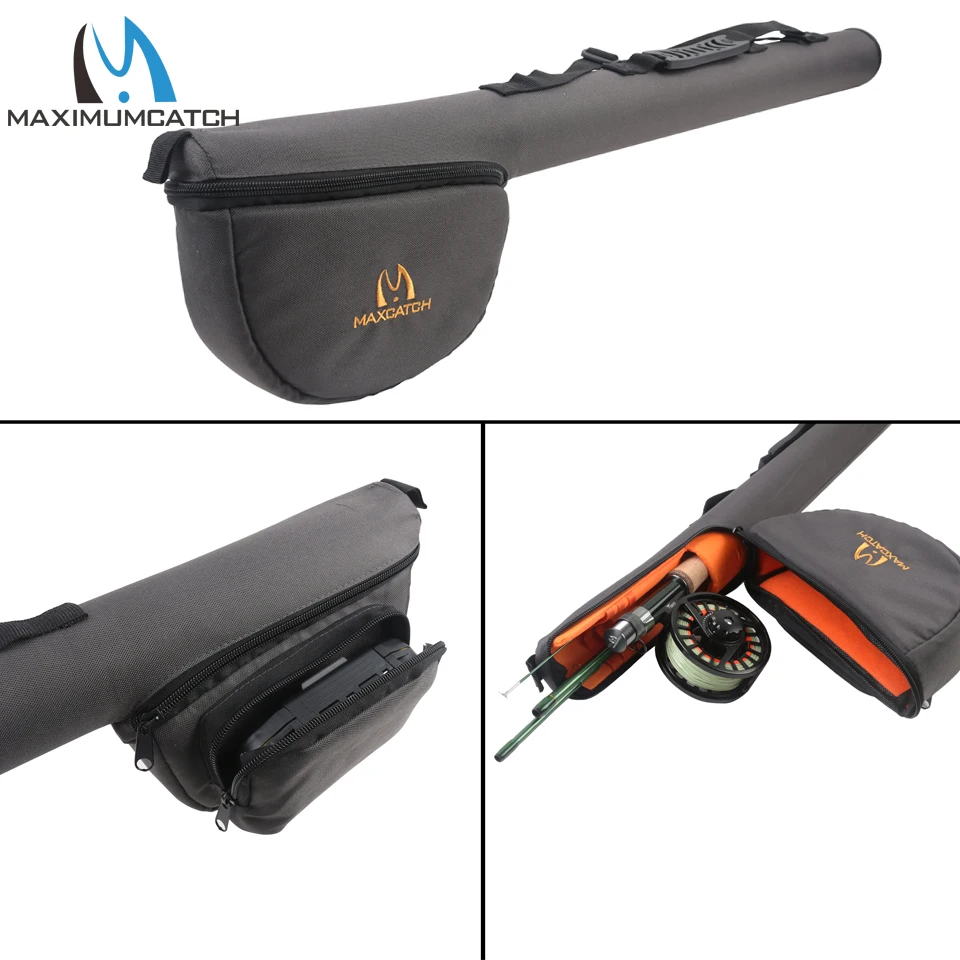 Maximumcatch 5/6WT يطير الصيد كومبو 9FT سريع عمل يطير قضيب قبل المخزنة مؤقتا يطير بكرة يطير خط مع cordura مثلث أنبوب