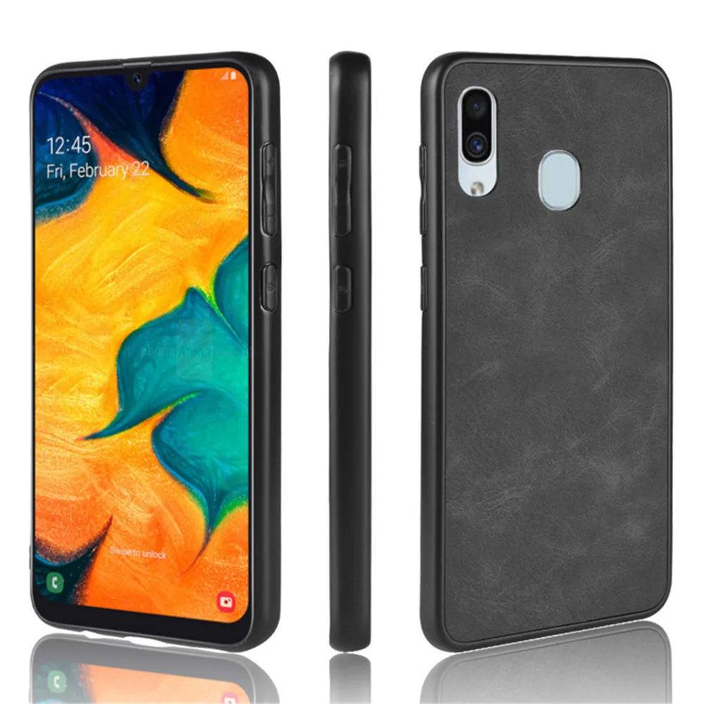 

For Samsung Galaxy Wide 4 Case Luxury PU Leather Hard Back Cover Shockproof Case For Samsung Wide4 A205S SM-A205S Phone Cases
