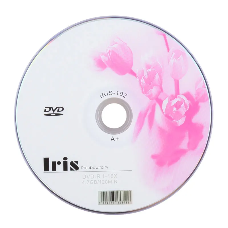 Новый пустой записываемый для печати DVD R DVDR Диск 8X Media 4 7 ГБ #10403|medias|media print |