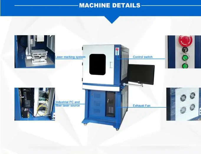 Высококачественная волоконная лазерная маркировочная машина по заводской цене