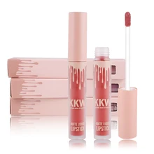 Женский водостойкий жидкий блеск для губ Kkw Pop Matte mate блеск для губ стойкий телесный оттенок губ Красная губная помада Pop Kyliejenner