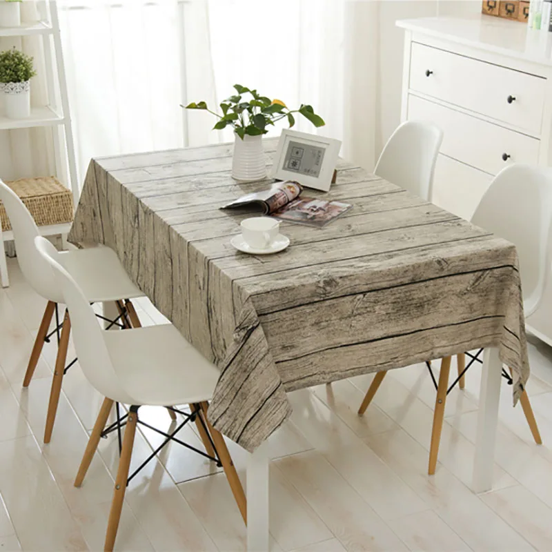 Linen Table Cloth Europe Wood Home Outdoor Party Cover Linen Table Cloth Europe Wood Home Outdoor Party Cover Toalha De Mesa Manteles Para Ne Tablecloth In Tablecloths From