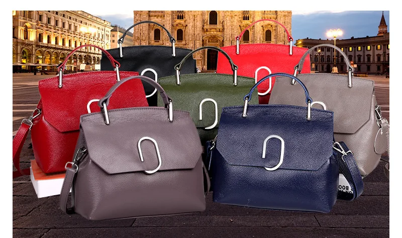 de couro genuíno senhoras mensageiro crossbody saco