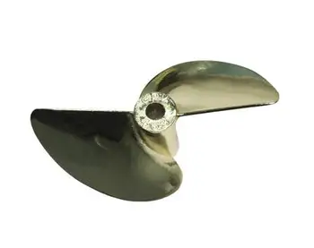 

664632AG CPV Racing Chrome Plated Aluminum Two-blade Propeller[D5mm]-463(D63*P1.4) For 5mm Shaft model boat