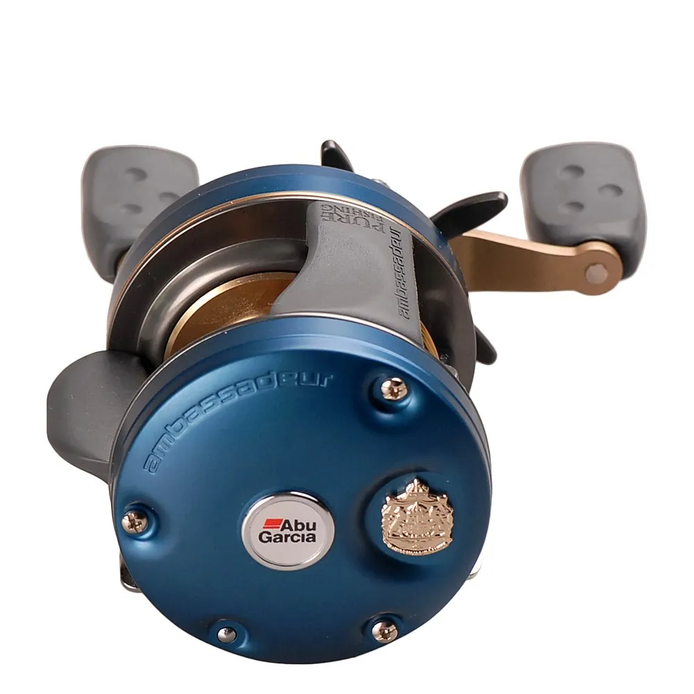 Original Abu Garcia C4 Drum Fishing Reel 5BB 6.3:1 Max Drag 7kg Cast Drum Wheel Carretilha De Pesca Baitcasting Fishing Reel